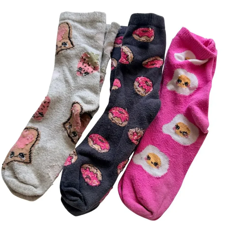 Girls Fun Socks Bundle - Medium, Cute Prints!